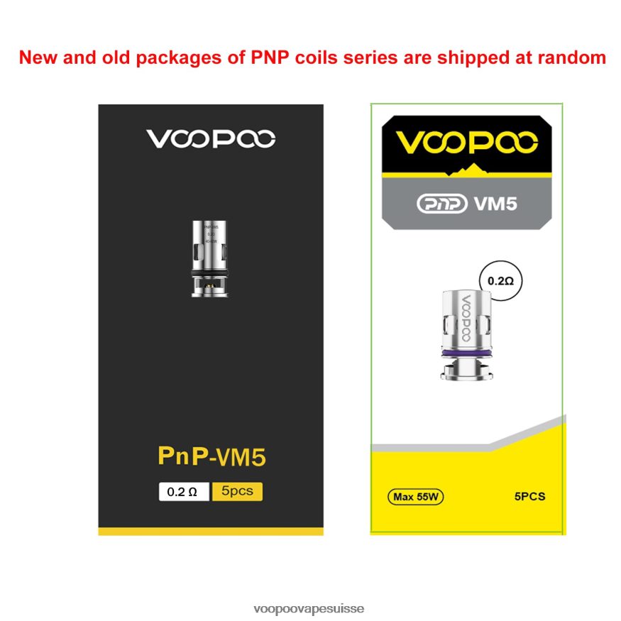 VOOPOO Vape Prix - VOOPOO PNP bobines (5 pièces) pnp-c1 2R828J584