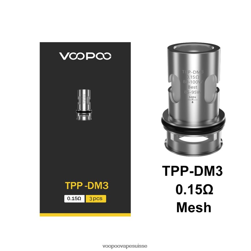 VOOPOO Prix Suisse - VOOPOO TPP bobines (3 pièces) tpp-dm3 2R828J610