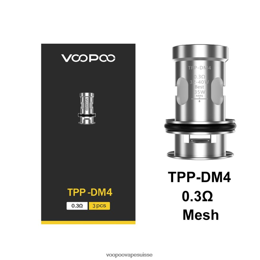 VOOPOO Suisse - VOOPOO TPP bobines (3 pièces) tpp-dm4 2R828J611