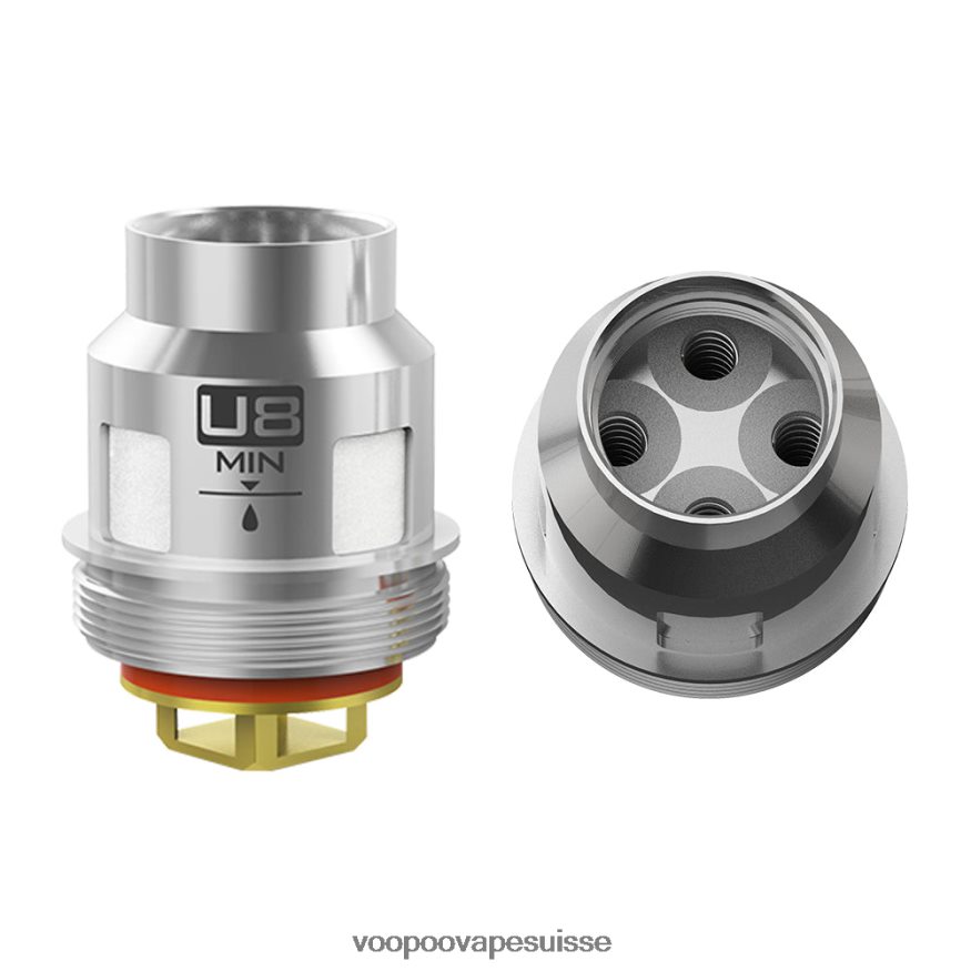 VOOPOO Suisse - VOOPOO UFORCE bobines (5 pièces) u8 0,15 ohm 2R828J621