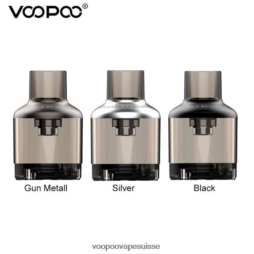 VOOPOO Vape Coil Suisse - VOOPOO TPP POD (2 pièces) noir 2R828J566