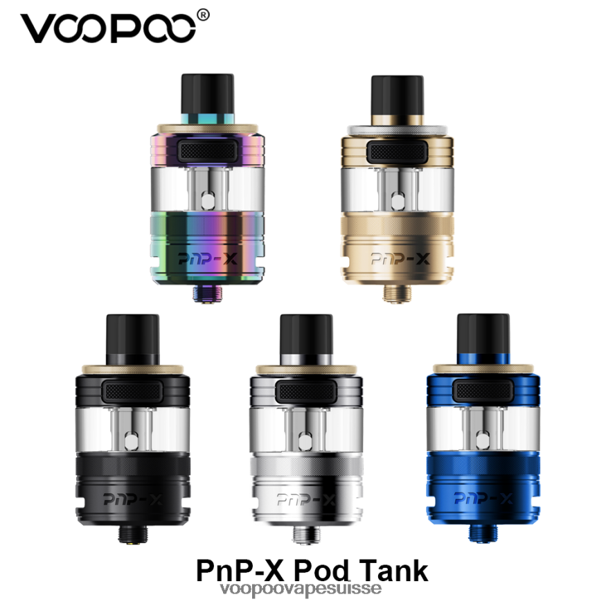 VOOPOO Vape Tank Suisse - VOOPOO PNP-X réservoir à dosettes (ancienne version) noir 2R828J548