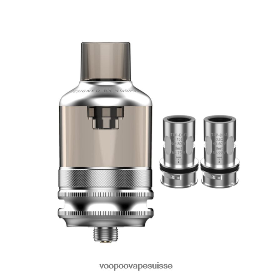 VOOPOO Vape Suisse - VOOPOO TPP réservoir à dosettes argent 2R828J562