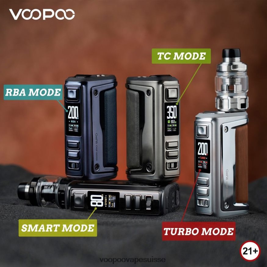 VOOPOO Suisse - VOOPOO ARGUS GT II kit de réservoir graphite 2R828J1