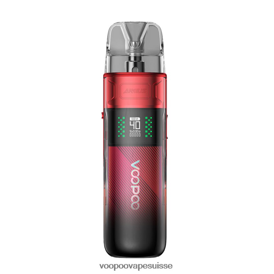 VOOPOO Vape Pods Suisse - VOOPOO ARGUS E40 kit de dosettes rouge moderne 2R828J127