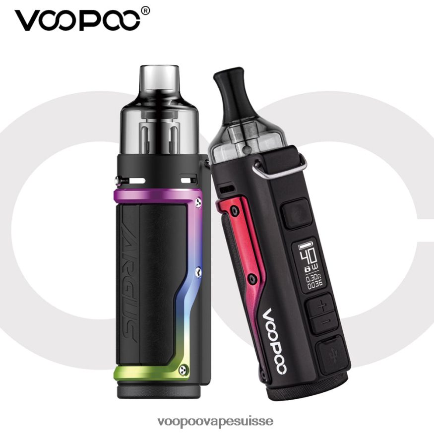 VOOPOO Vape Pods Suisse - VOOPOO ARGUS kit de modules de dosettes vert pétrole-argent 2R828J77