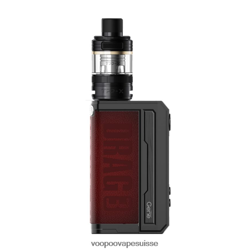VOOPOO Suisse - VOOPOO DRAG 3 TPP X kit de mod de boîte noir rouge 2R828J271
