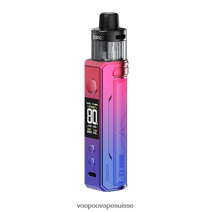 VOOPOO Suisse - VOOPOO DRAG X2 mod de capsule rouge moderne 2R828J231