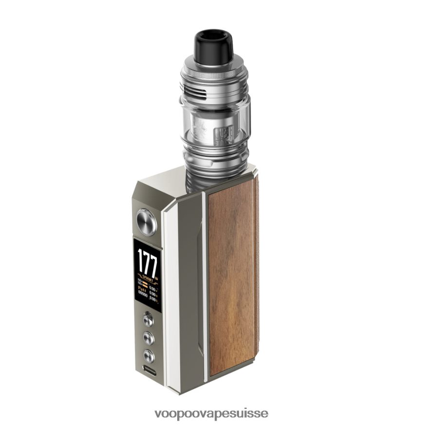 VOOPOO Vape Berne - VOOPOO DRAG 4 trousse or pâle + noyer 2R828J163