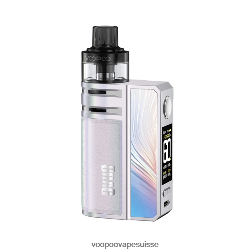 VOOPOO Vape Coil Suisse - VOOPOO DRAG E60 kit de dosettes argent arc-en-ciel 2R828J186