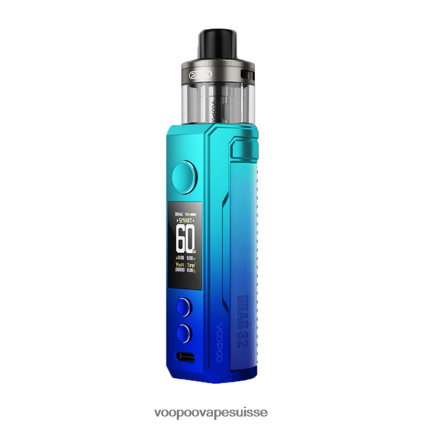 VOOPOO Vape Coil Suisse - VOOPOO DRAG S2 kit de modules de dosettes bleu ciel 2R828J156