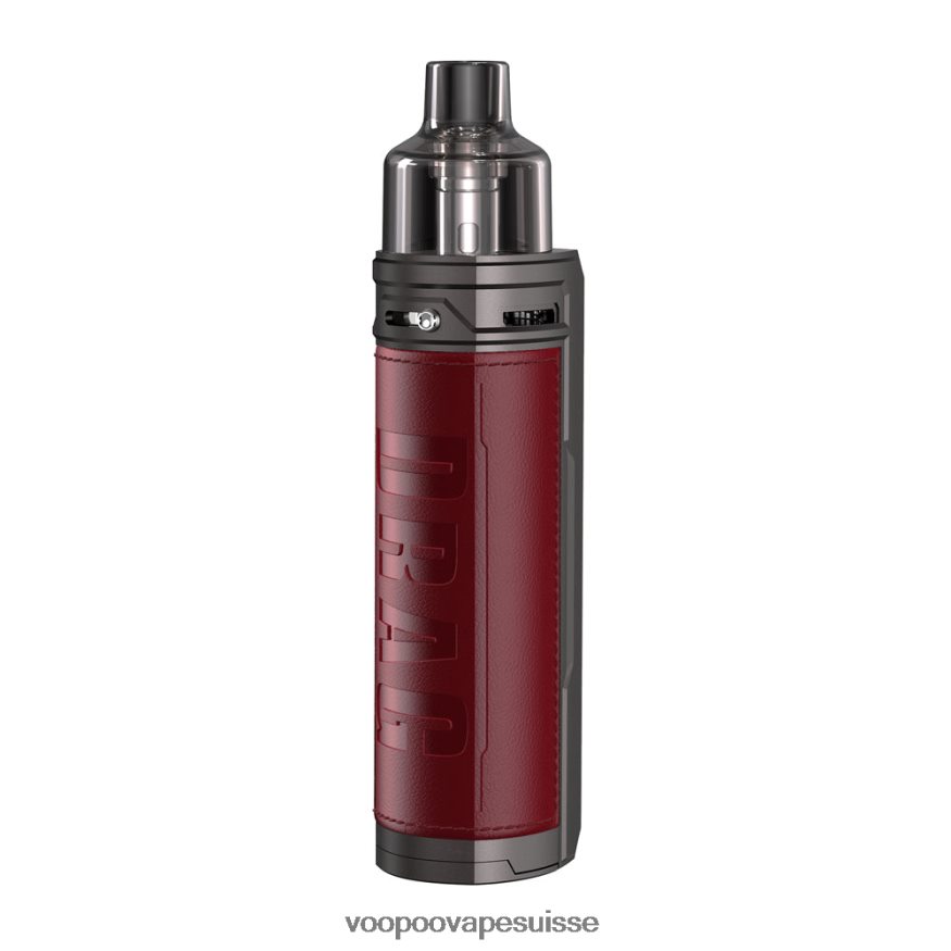 VOOPOO Vape Pods Suisse - VOOPOO DRAG X kit de modules de dosettes Marsala 2R828J147