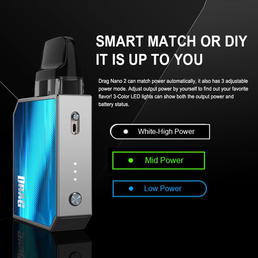 VOOPOO Vape Suisse - VOOPOO DRAG NANO 2 kit de dosettes thé vert 2R828J152