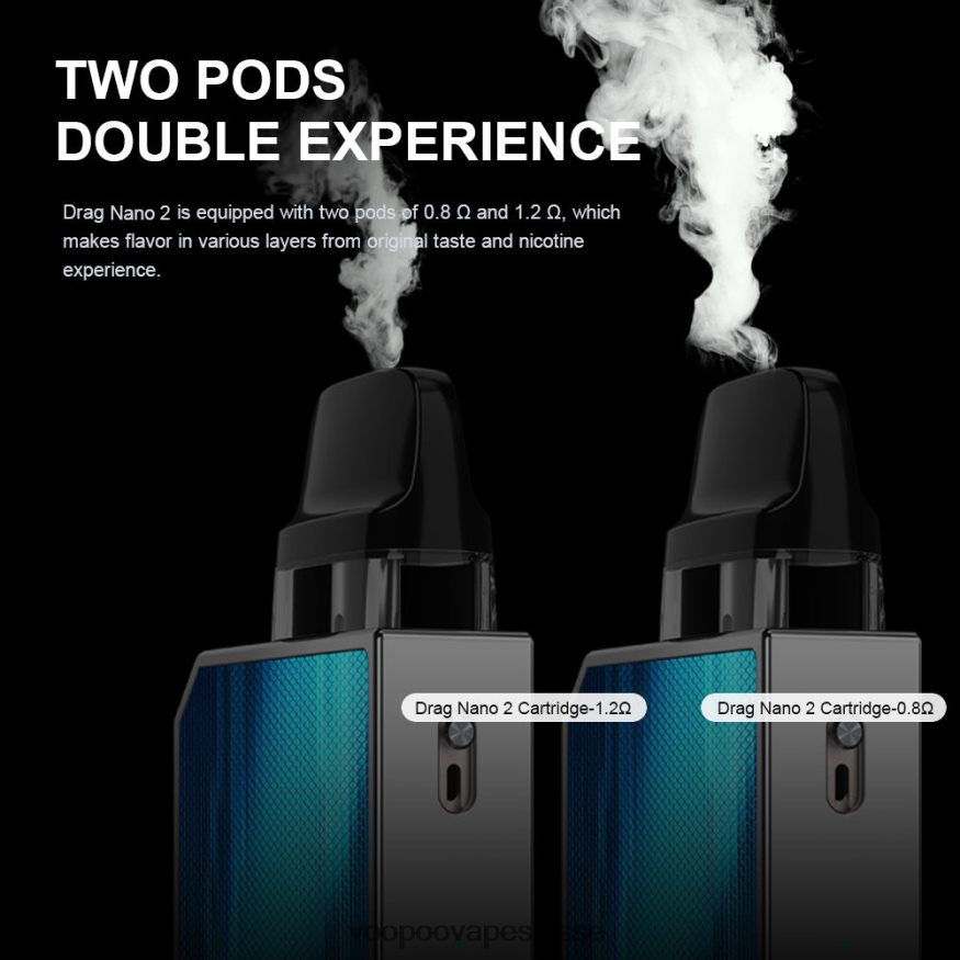 VOOPOO Vape Suisse - VOOPOO DRAG NANO 2 kit de dosettes thé vert 2R828J152