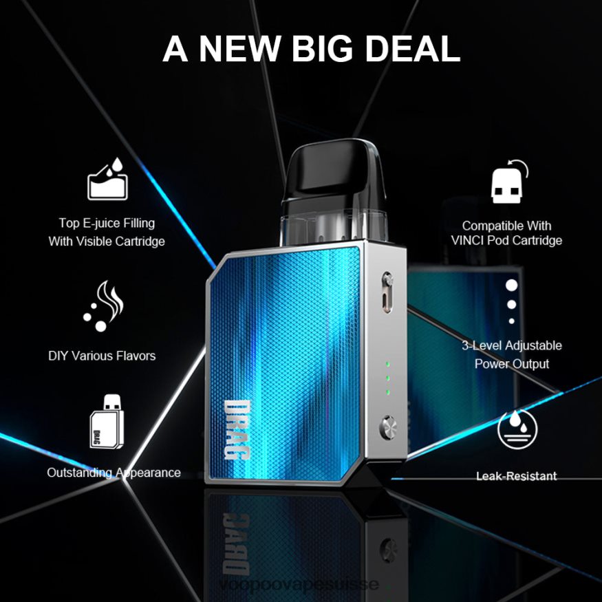 VOOPOO Vape Suisse - VOOPOO DRAG NANO 2 kit de dosettes thé vert 2R828J152