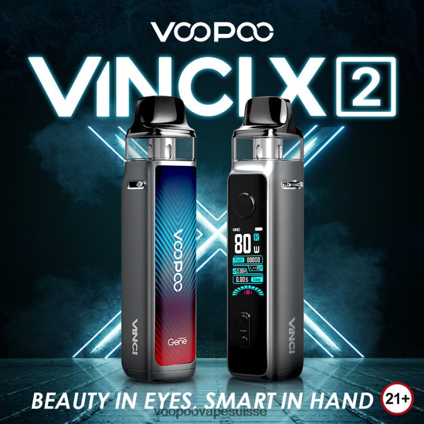 VOOPOO Vape Pods Suisse - VOOPOO VINCI X 2 trousse fibre de carbone 2R828J347